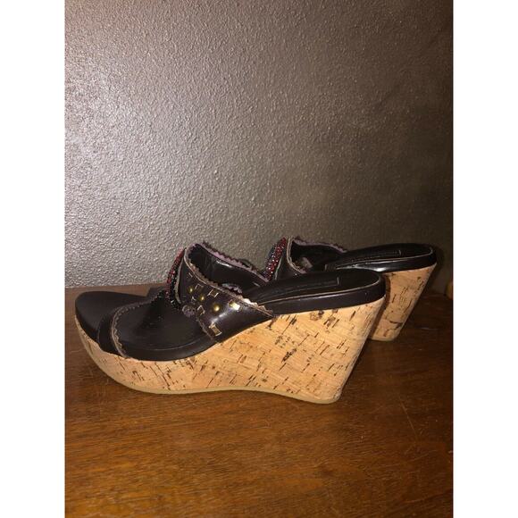 Steven by Steve Madden Rhinestone 3.5" Wedges 6 - Picture 5 of 10